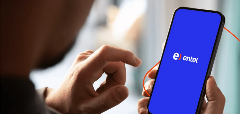 Entel on the customer’s phone