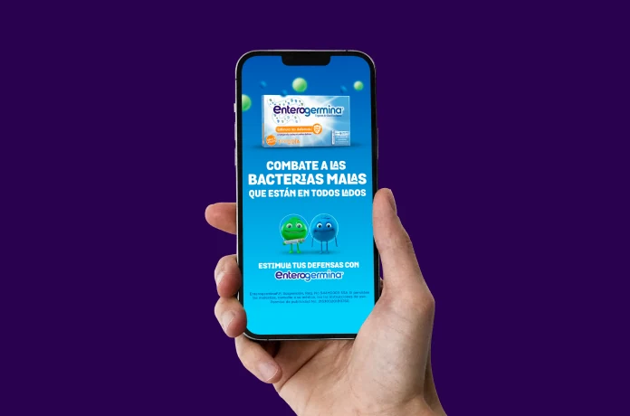 Enterogermina campaign on mobile